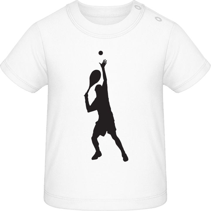 Tennis Silhoutte T-shirt för bebisar contain pic
