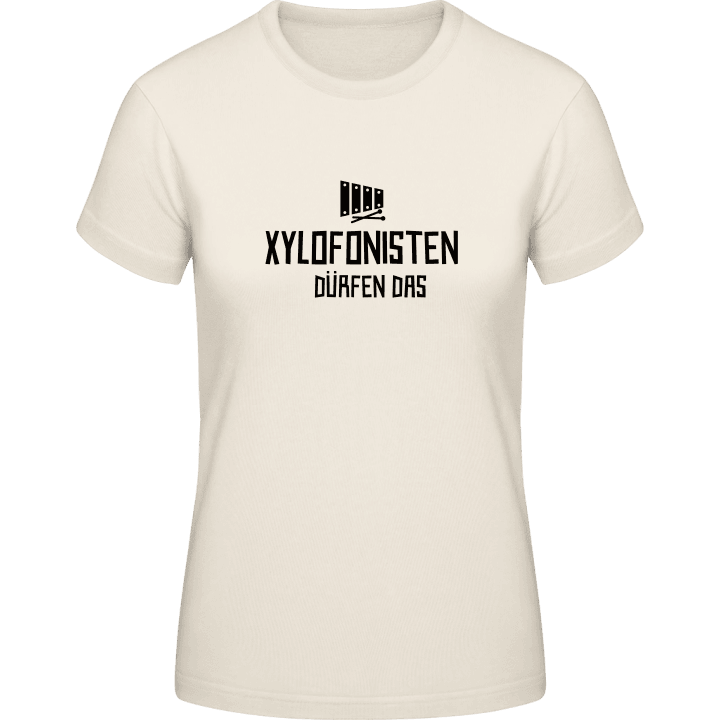 Xylofonisten dürfen das T-skjorte for kvinner contain pic