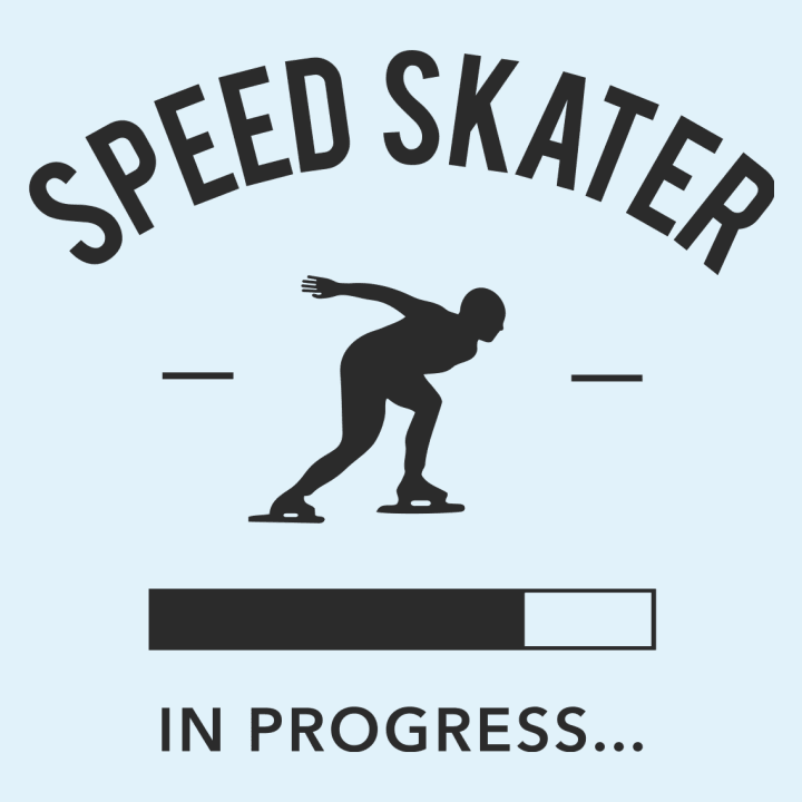 Speed Skater in Progress Baby Strampler 0 image