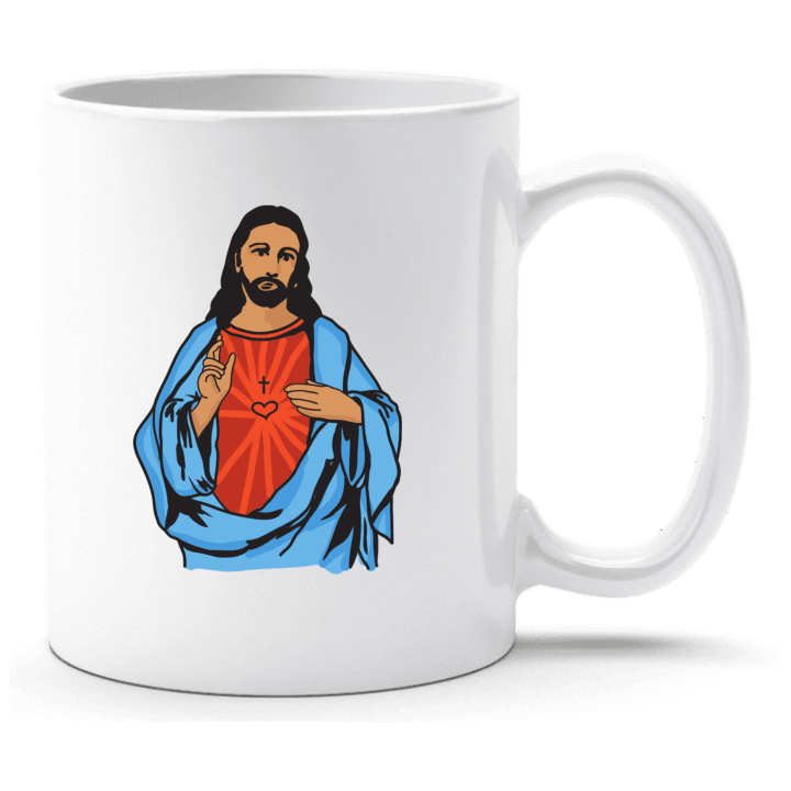 Jesus Illustration Taza contain pic