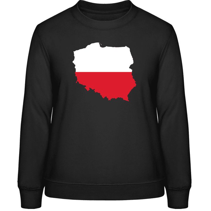 Poland Map Sweatshirt för kvinnor contain pic