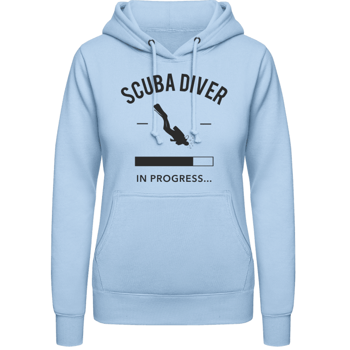 Diver in Progress Vrouwen Hoodie contain pic