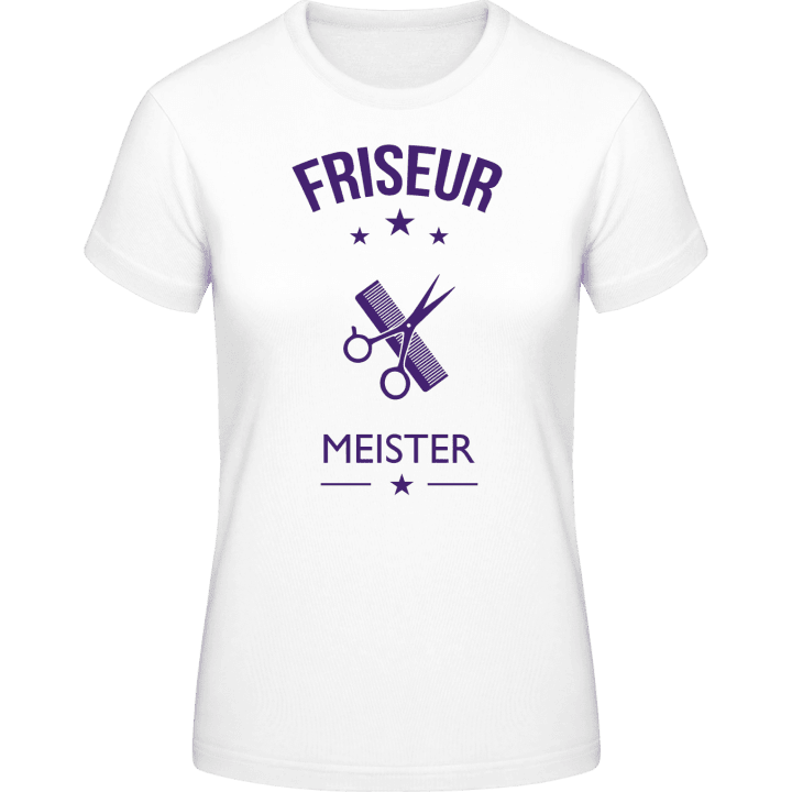 Friseur Meister Frauen T-Shirt contain pic