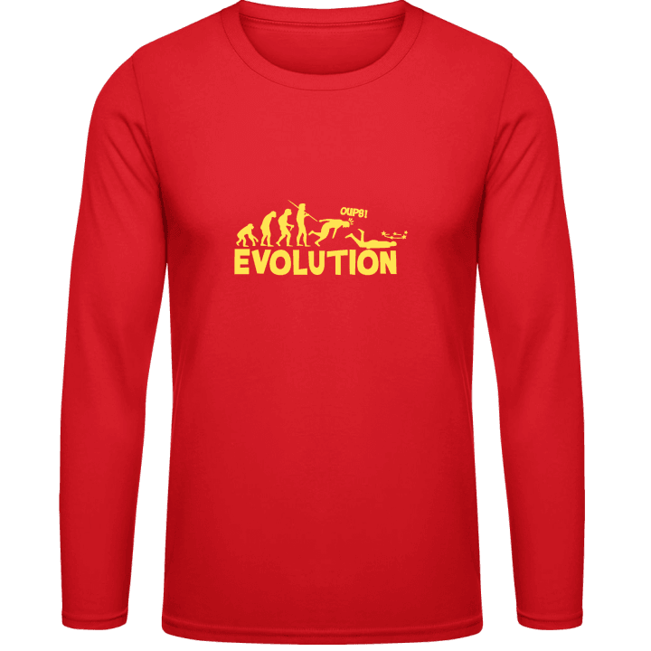Evolution Humor Shirt met lange mouwen contain pic