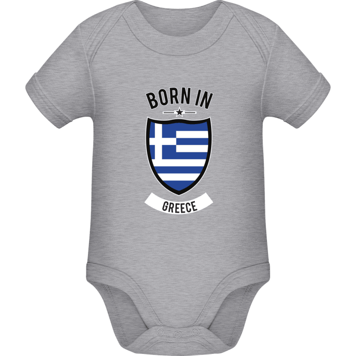 Born in Greece Baby Strampler contain pic