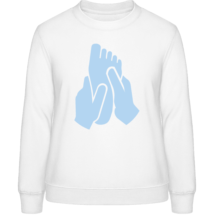 Foot Massage Sweatshirt för kvinnor contain pic