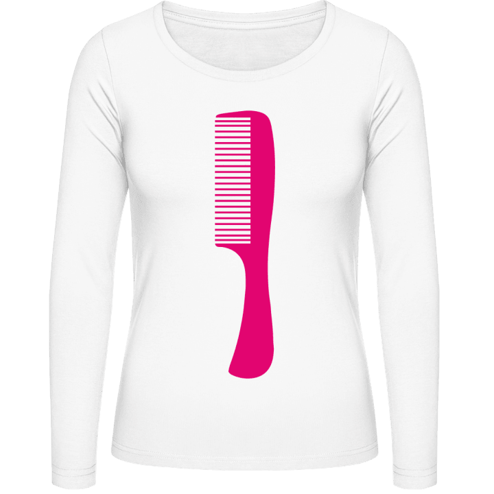 Hair Comb T-shirt à manches longues pour femmes contain pic