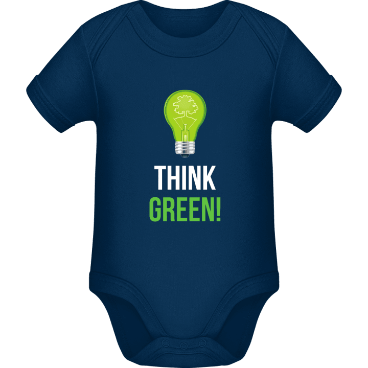 Think Green Logo Baby Romper contain pic