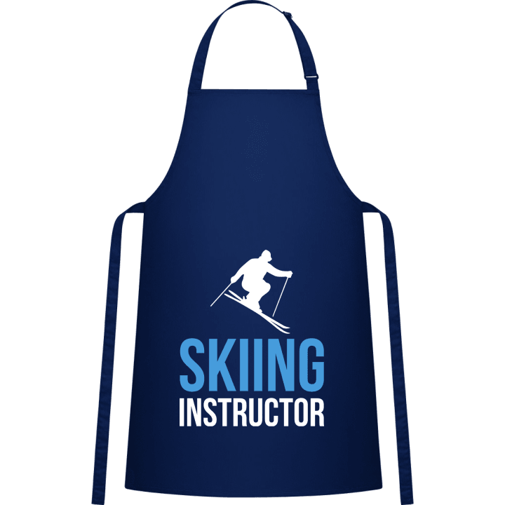 Skiing Instructor Delantal de cocina contain pic