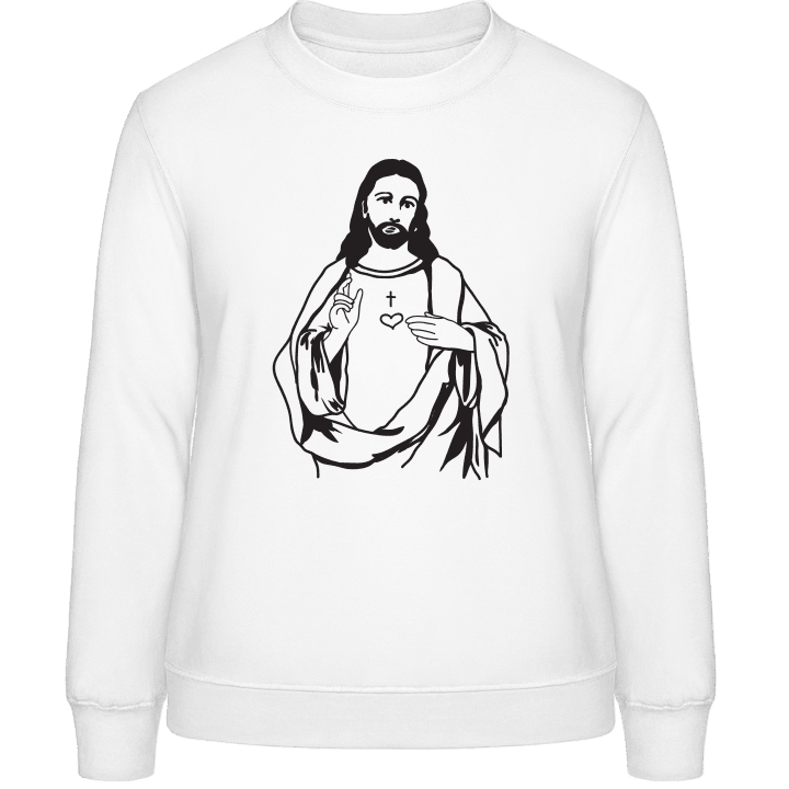 Jesus Icon Sweatshirt för kvinnor contain pic
