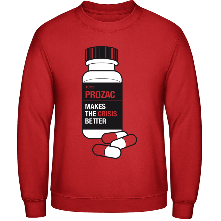 Crisis Prozac Sweatshirt contain pic