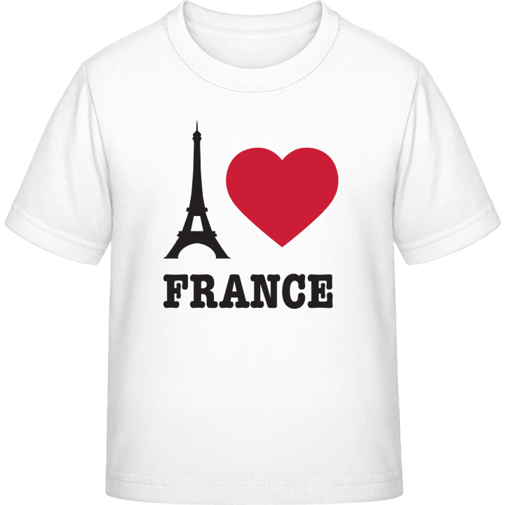 I Love France Eiffel Tower T-skjorte for barn contain pic