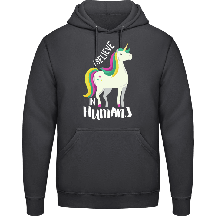 I Believe In Humans Unicorn Sudadera con capucha 0 image