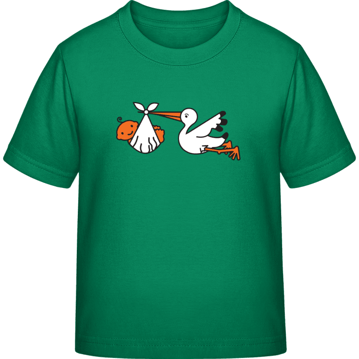 Cigogne avec le bébé T-shirt pour enfants 0 image
