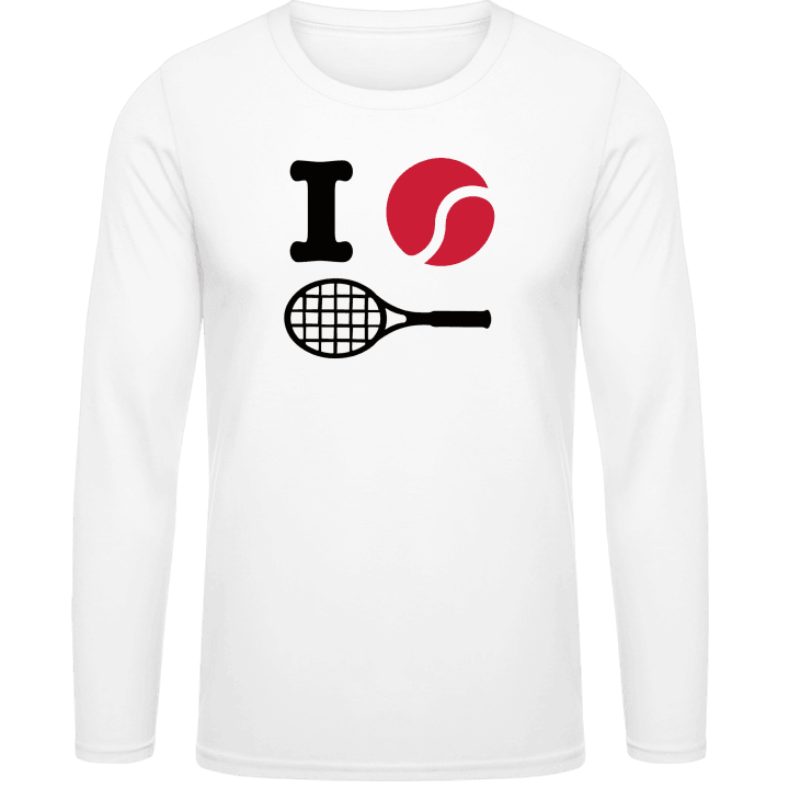 I Heart Tennis Langarmshirt contain pic