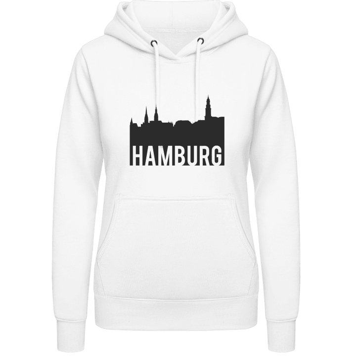 Hamburg Skyline Felpa con cappuccio da donna contain pic