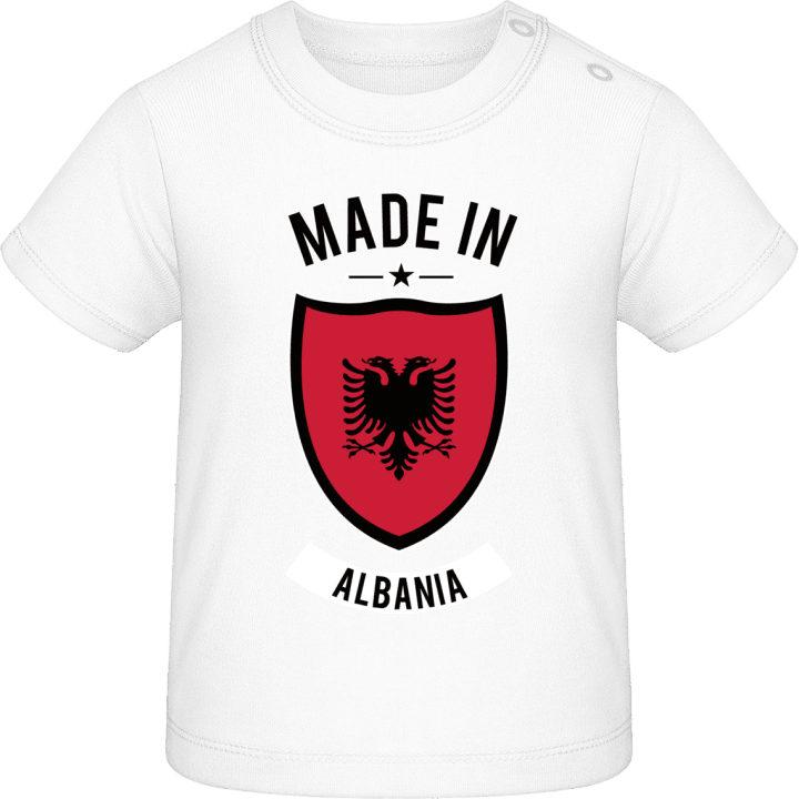 Made in Albania Camiseta de bebé contain pic