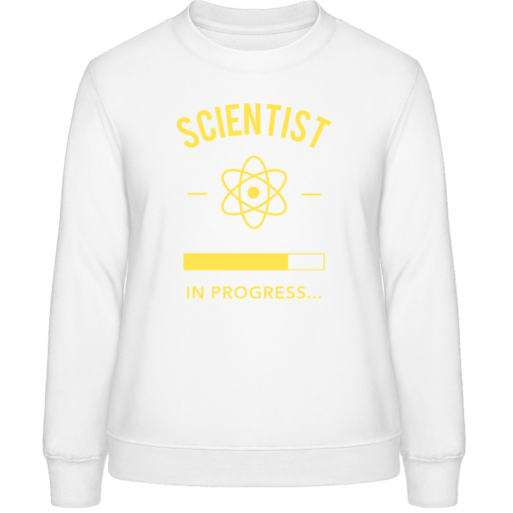 Scientist in Progress Sweatshirt för kvinnor contain pic