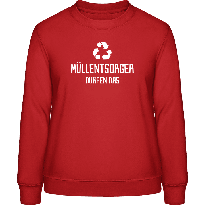 Müllentsorger Dürfen Das Sweatshirt för kvinnor 0 image