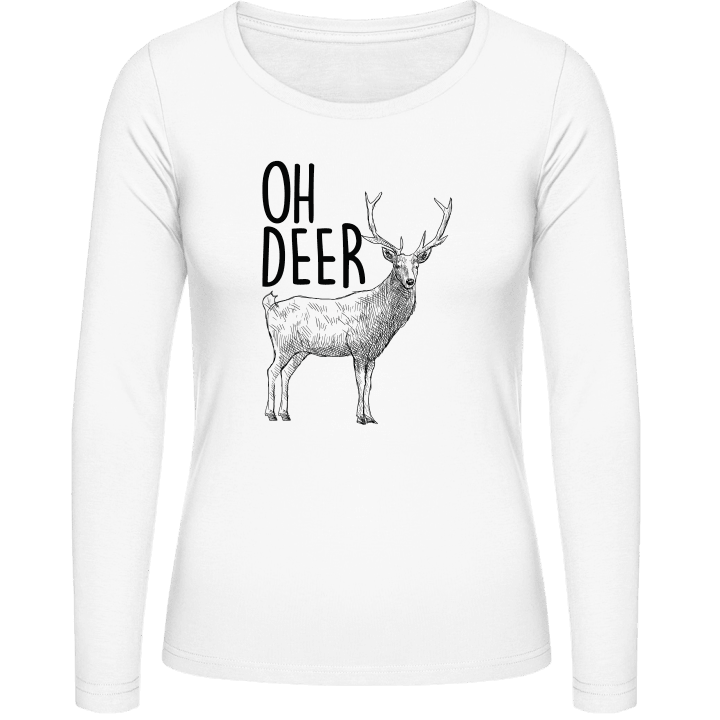 Oh Deer Illu Vrouwen Lange Mouw Shirt 0 image