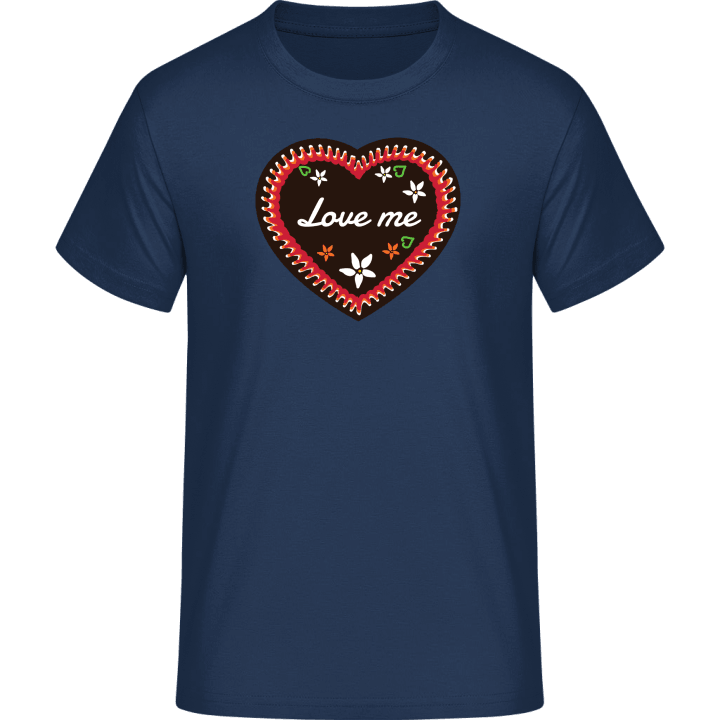 Love Me Gingerbread Heart Camiseta contain pic