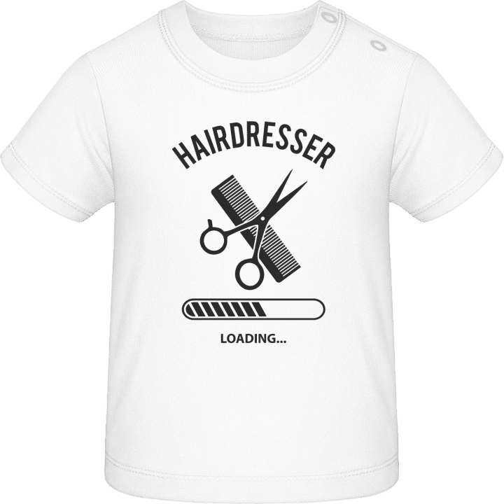 Hairdresser Loading Camiseta de bebé contain pic