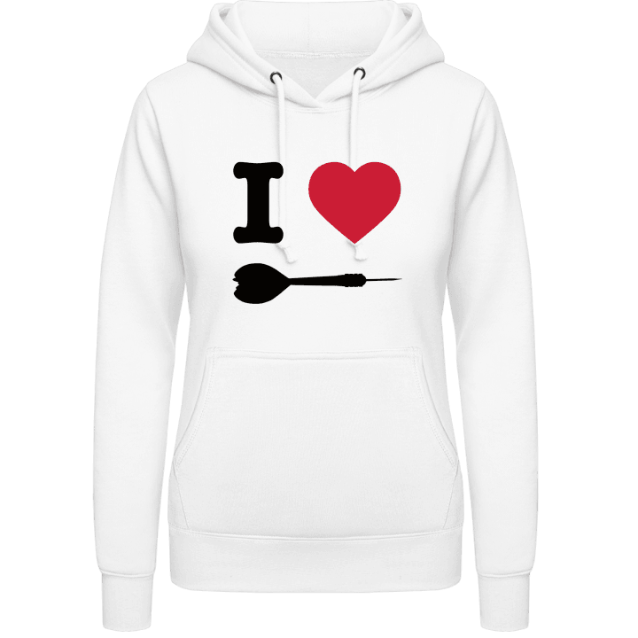 I Heart Darts Vrouwen Hoodie contain pic