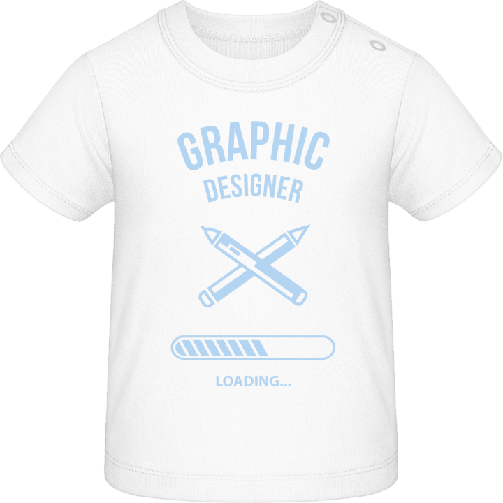 Graphic Designer Loading Baby T-skjorte 0 image