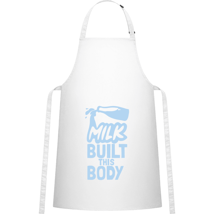 Milk Built This Body Förkläde för matlagning contain pic