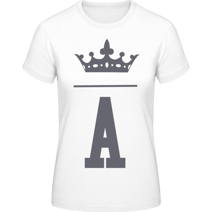 A Name Initial Vrouwen T-shirt 0 image