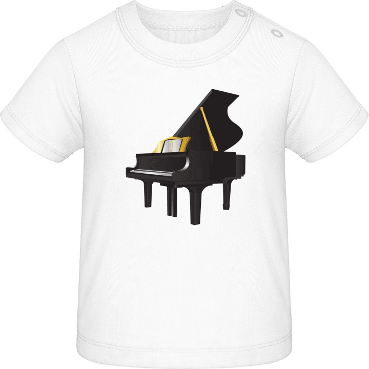Piano Illustration Camiseta de bebé contain pic