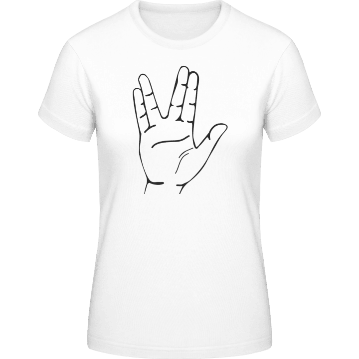 Live Long And Prosper Hand Sign T-shirt til kvinder 0 image