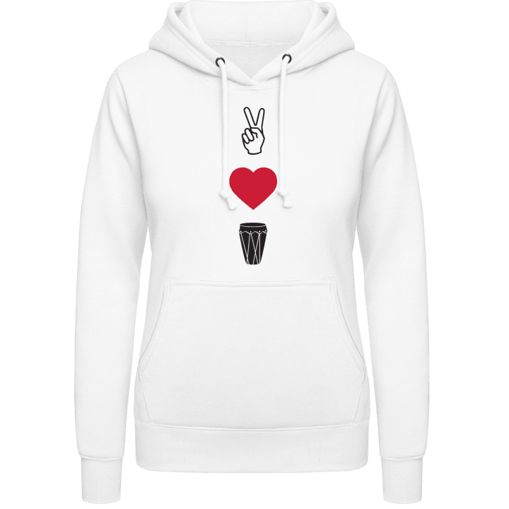 Peace Love Percussion Women Hoodie 0 image