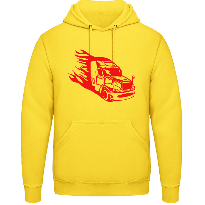 Truck On Fire Hoodie contain pic