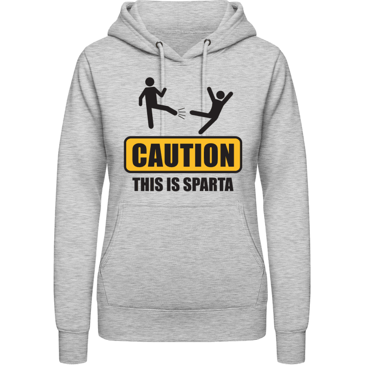 Caution This Is Sparta Frauen Kapuzenpulli 0 image