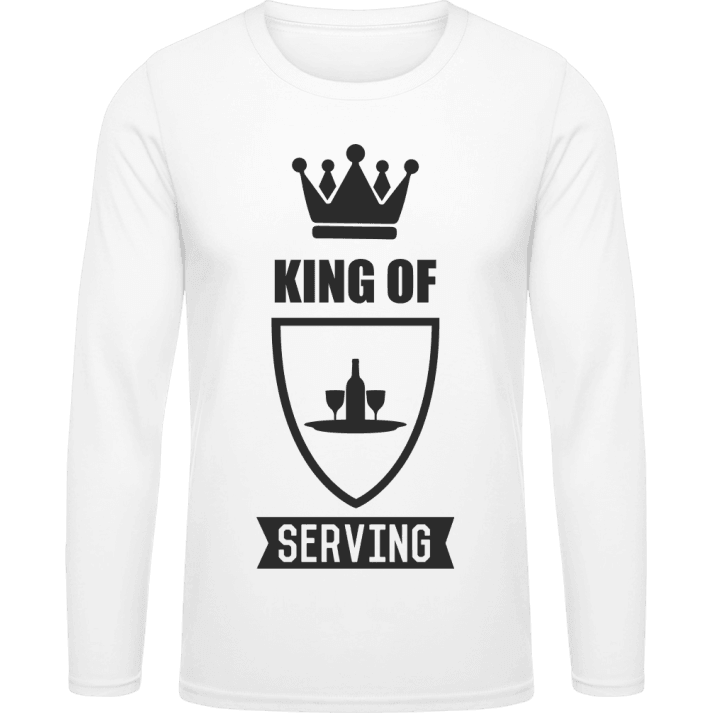 King Of Serving Langermet skjorte contain pic