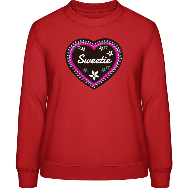 Sweetie Gingerbread heart Vrouwen Sweatshirt contain pic