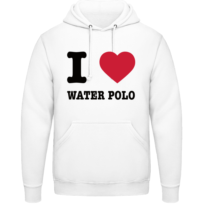 I Heart Water Polo Hoodie contain pic