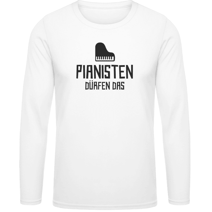 Pianisten dürfen das T-shirt à manches longues contain pic