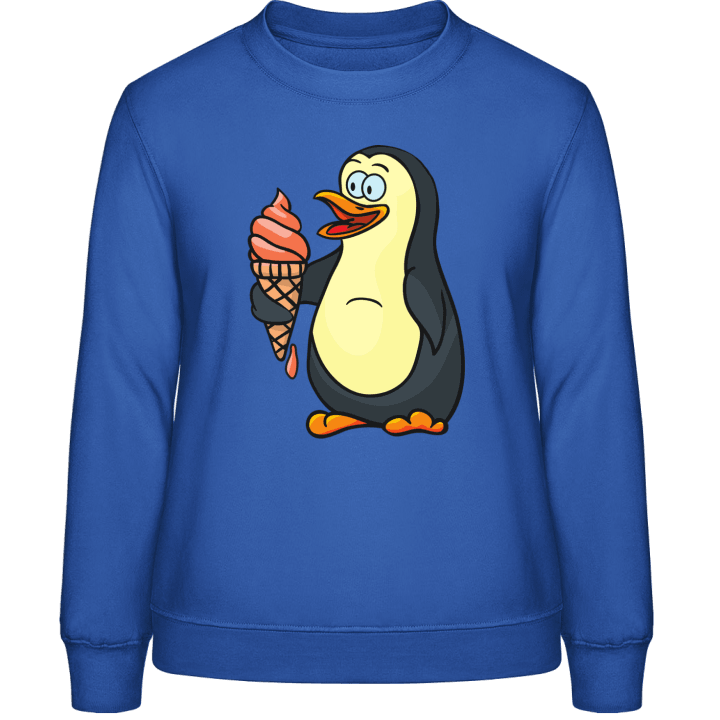 Penguin With Icecream Vrouwen Sweatshirt 0 image