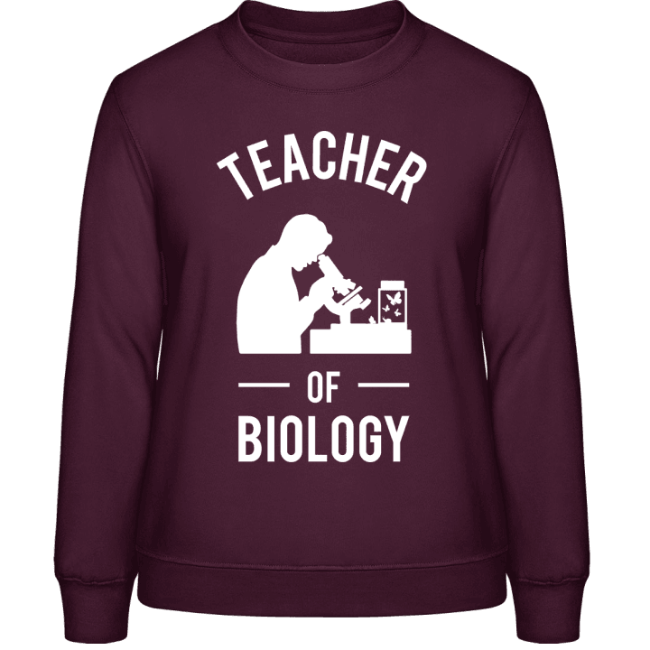 Teacher Of Biology Frauen Sweatshirt contain pic