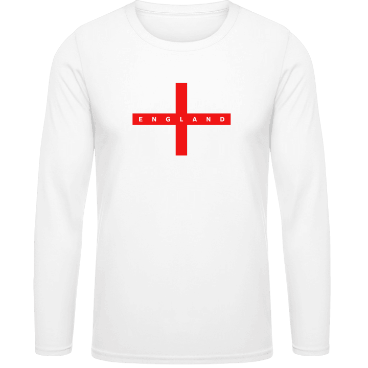 England Flag Shirt met lange mouwen contain pic