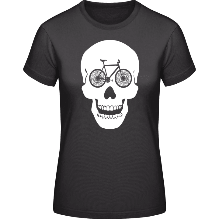 Bike Skull T-shirt för kvinnor contain pic