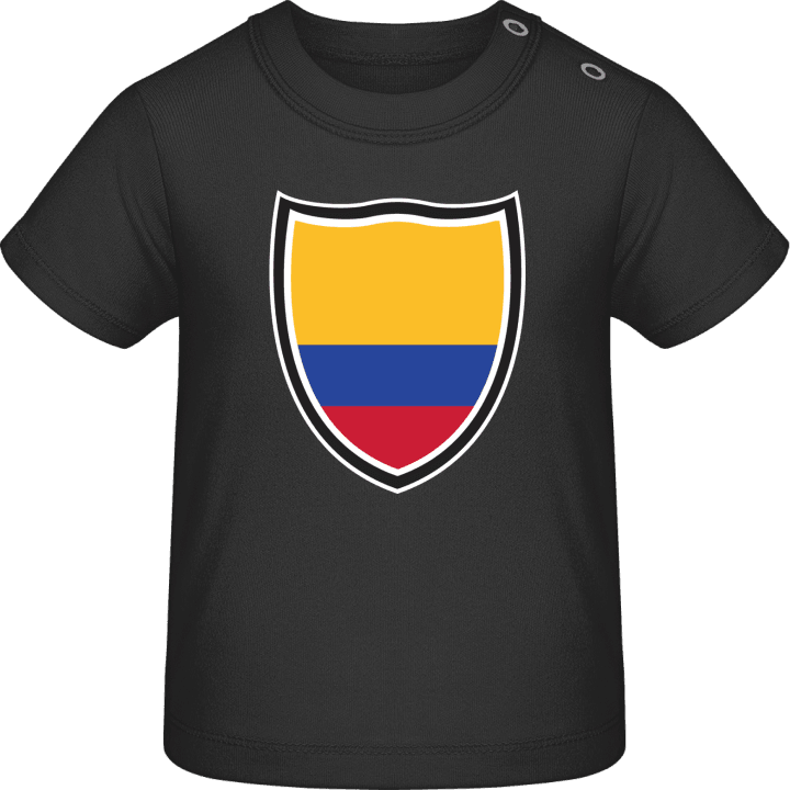 Colombia Flag Shield Camiseta de bebé contain pic