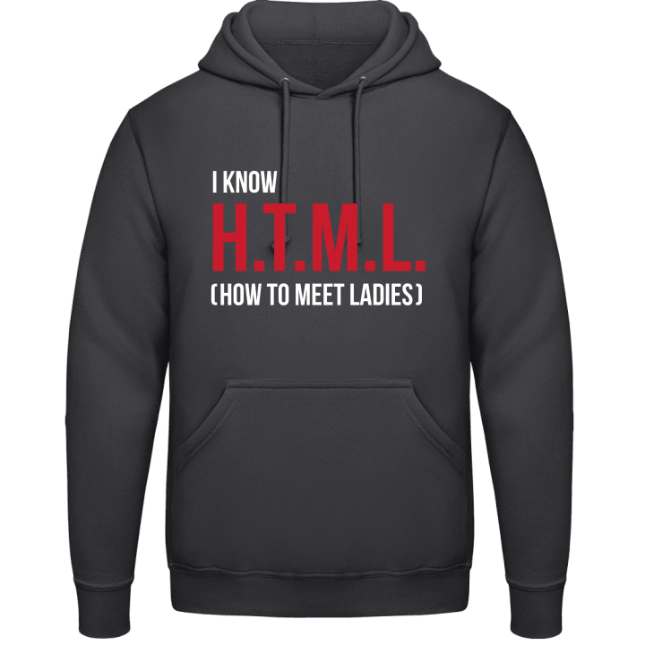 I Know HTML How To Meet Ladies Hoodie contain pic