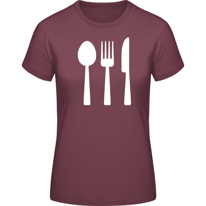 Cutlery T-shirt för kvinnor contain pic