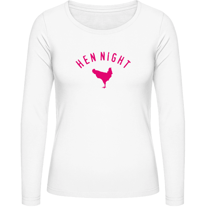 Hen Night T-shirt à manches longues pour femmes contain pic