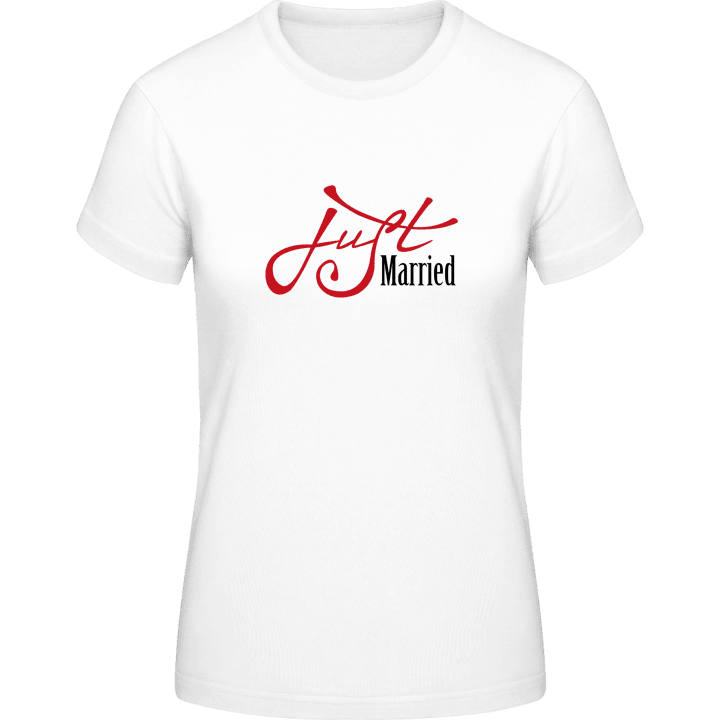 Just Married T-shirt för kvinnor 0 image