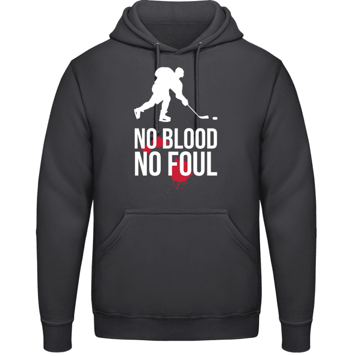 No Blood No Foul Silhouette Hoodie contain pic