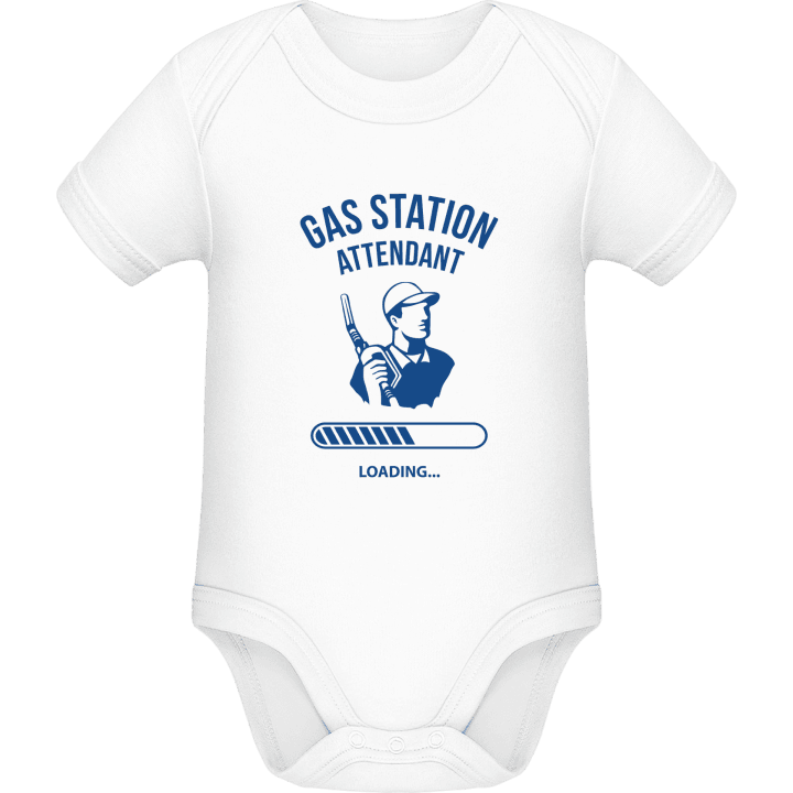 Gas Station Attendant Loading Baby Romper contain pic